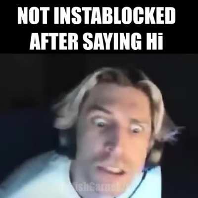 xQc in the Insta baddies dms
