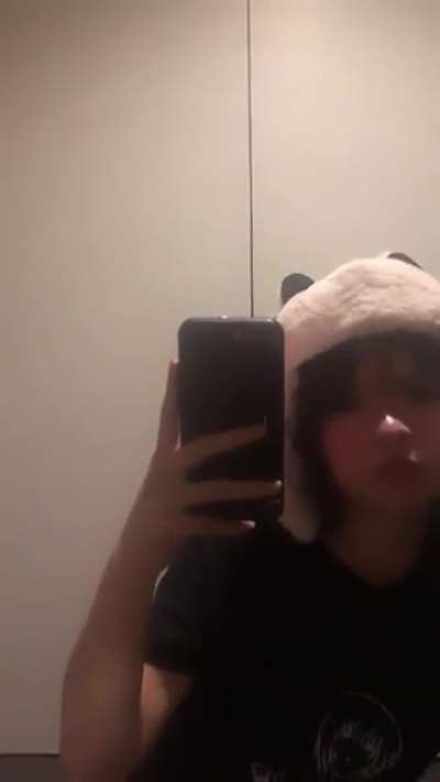 Teddy spitting