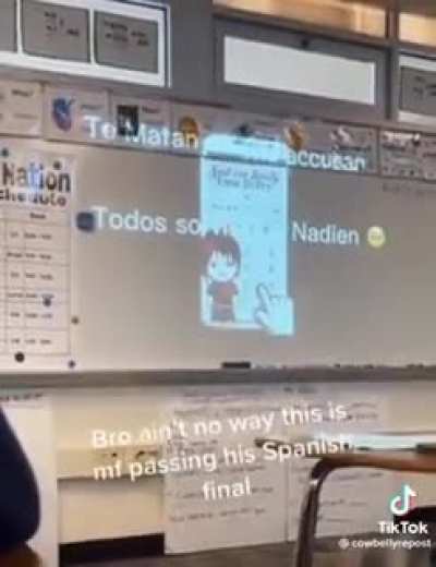 Among ass goofy presentation
