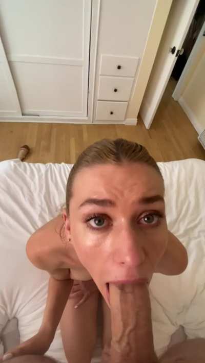 Sucking my step bros cock when the parents are not home