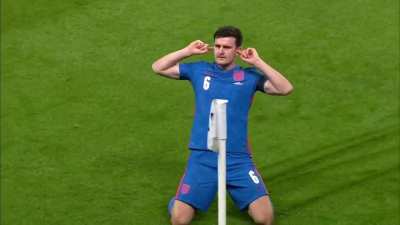 Roy Keane on Harry Maguire's celebration: 