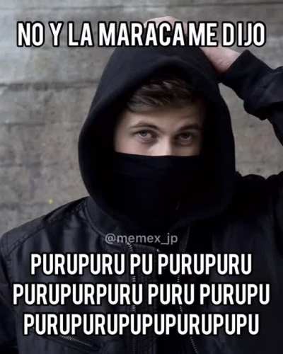 No y la maraca me dijo