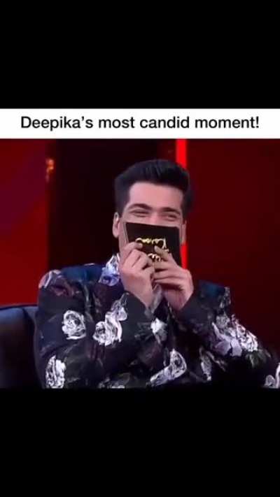Deepika Padukone being honest..