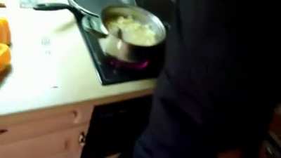 hungry husband comes home starving and has his wife for dinner