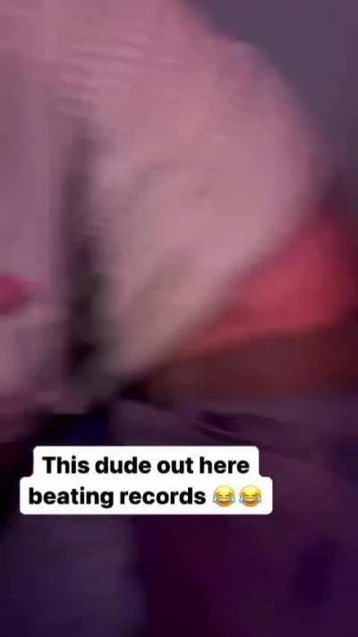 HMB while I try for a new record on the punching bag