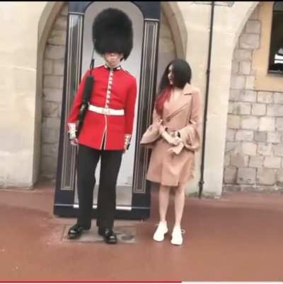 Even the royal guard couldn’t handle the cringe