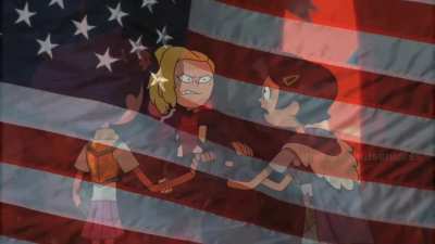 Marcy’s confession but its vocoded to Star Spangled Banner