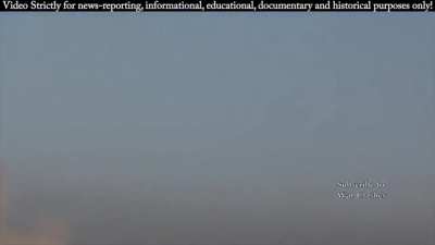 Iraqi builders throw together a 10 barreled IRAM launcher on the back of a truck