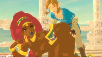 Urbosa and Link having a good time (NoduSFM)