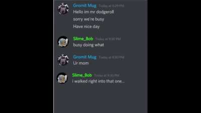 Sometimes I forget why I like the Gungeon server, then I remember.