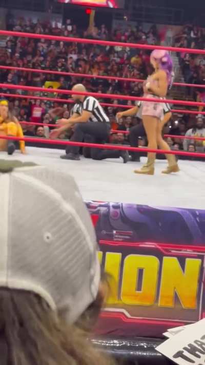 Fan video from AEW Collision