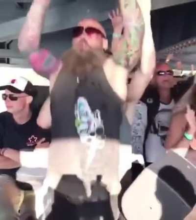 This guy parties.