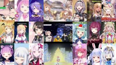 Hololive Sings - Snow Halation [JP, EN, ID, CN and Holostars] (µ's 2ndシングル)