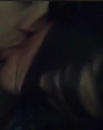 Lesbian kiss