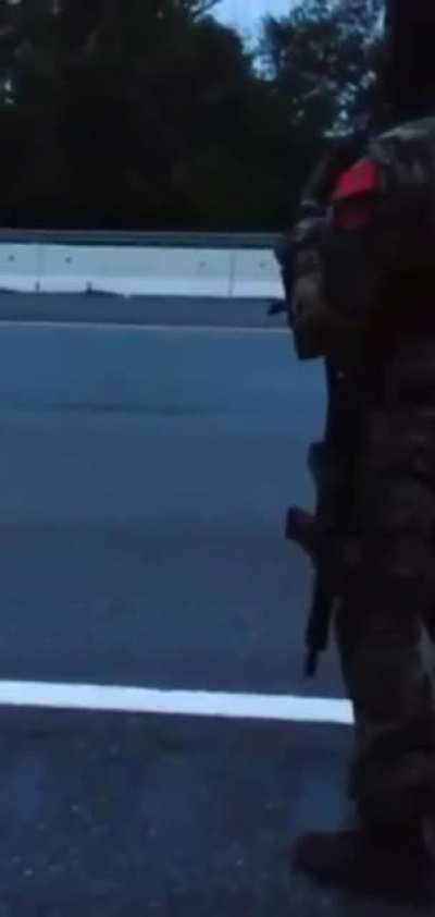 Heavily armed black militia, known as 