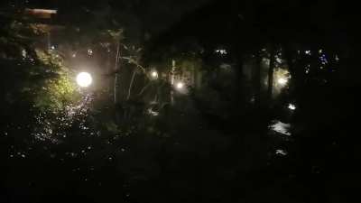 Rain in Chichibu, Japan, last night