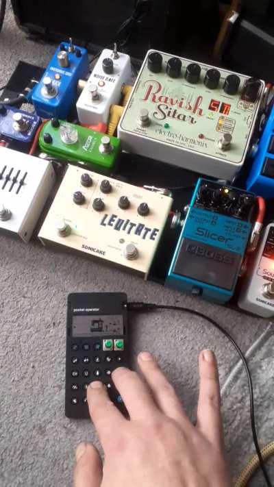 Playing with a new pedalboard setup