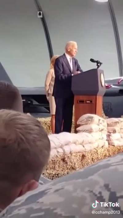 Biden Calling Military Members 