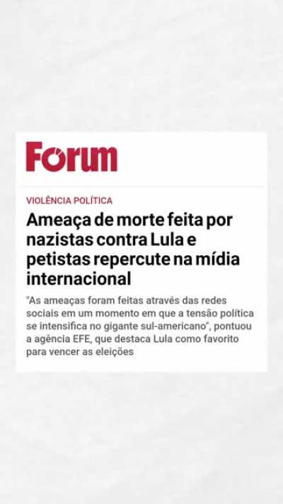 Não dá pra chamar de 