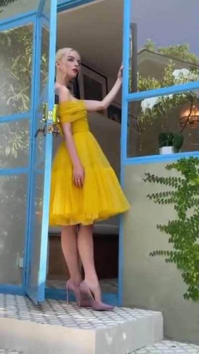 Posted @withregram • @luxurylaw An ODE to my DollBaby @anyataylorjoy She’s wearing @giambattistavalliparis and @tiffanyandco 💛💛💛