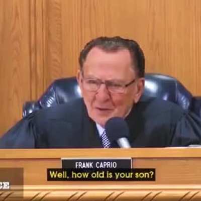 Judge Frank Caprio rules on a speeding violation