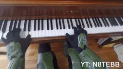 Master Chief playing his favourite song