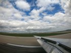 AA80 landing at ORD. This was the definition of butter. I couldn't feel a thing and the captainS(2 captains were flying today) were gentle on the reverse thrusters.