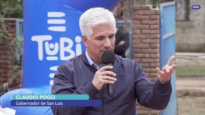 Símil al kirchnerismo, el pro entregó bicicletas en pleno año electoral, esta vez por parte de Poggi en San Luis: 
