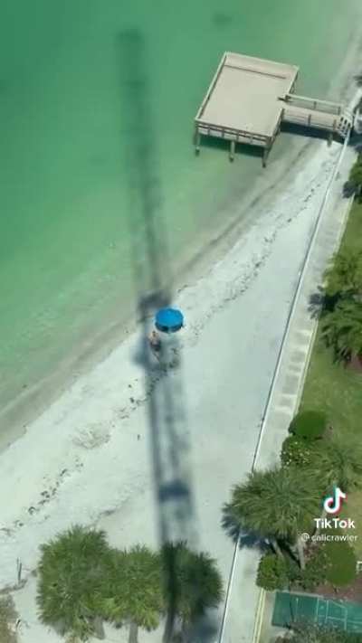 To get a tan