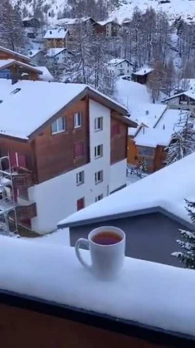 Morning in Switzerland