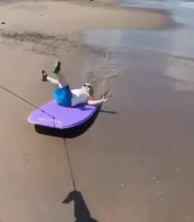 he was just chilling