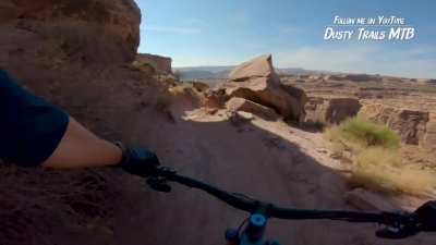 It blows my mind that these two clips are from the same trail.