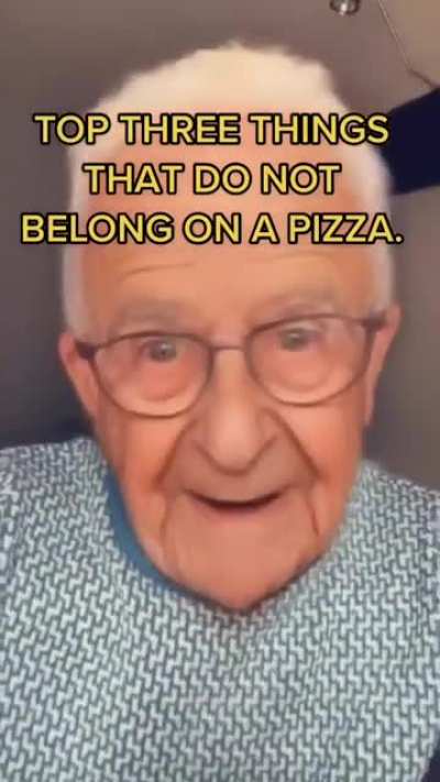 What does NOT belong on pizza