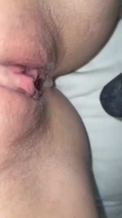 My pussy is so thirsty for a real cock