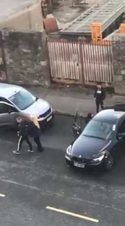 Dundalk boys having a wee go at each other
