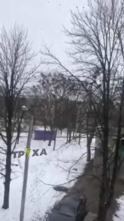 Shell Drops on Kharkiv - 