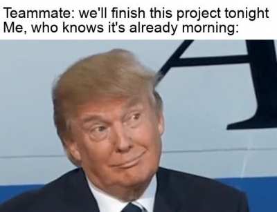 Working throughout the night