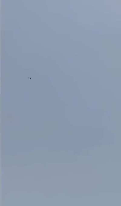 Saudi F-15 downs a Houthi Qasef-2K with an AIM-120 AMRAAM In 2019.
