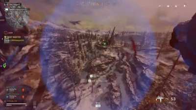 So apparently finishing a most wanted whilst having a self revive will revive you mid air