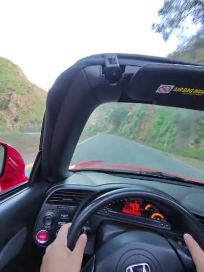 Tuna Canyon Rd in an S2000