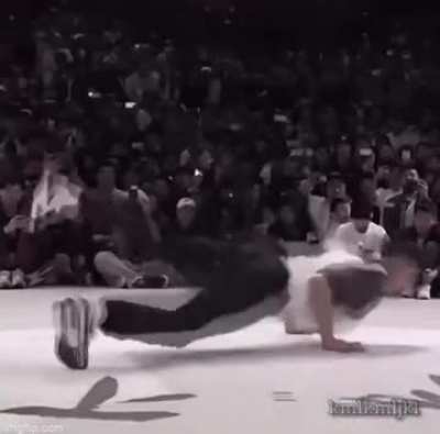 A double-triple-frontal-kick-spin-backflip or whatever it’s called