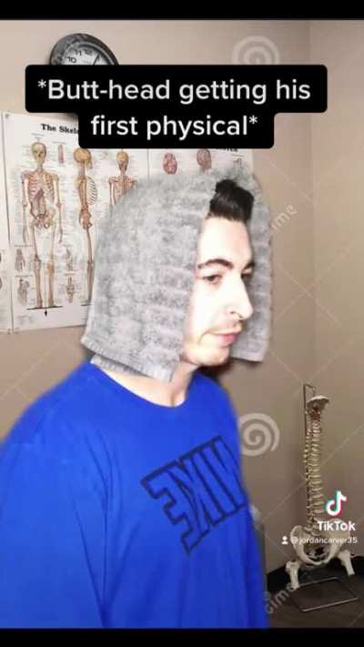Butt-head gets his first physical