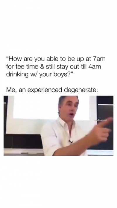 You're ready man