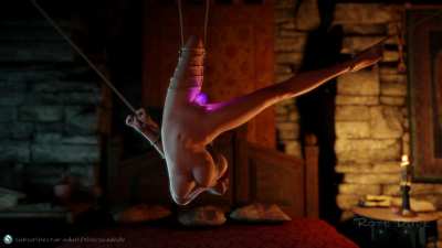 Triss Merigold tied up