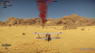 Soviet spy biplane in action!