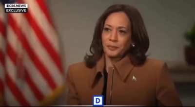 On October 2024 Israel started doing airstrikes on Iran, and this was Kamala's reaction