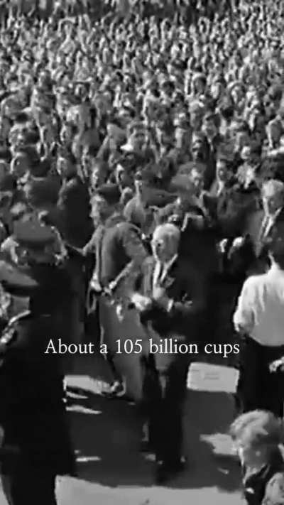 105 billion cups