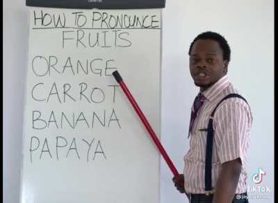 How to pronounce fruits 😂