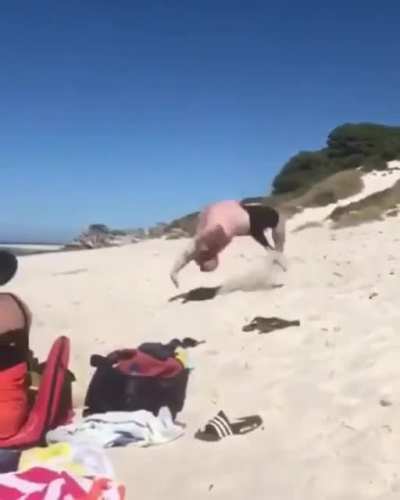 Should have stopped at the successful cartwheel