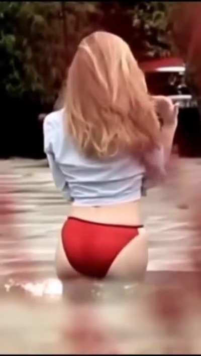 Swimsuit booty